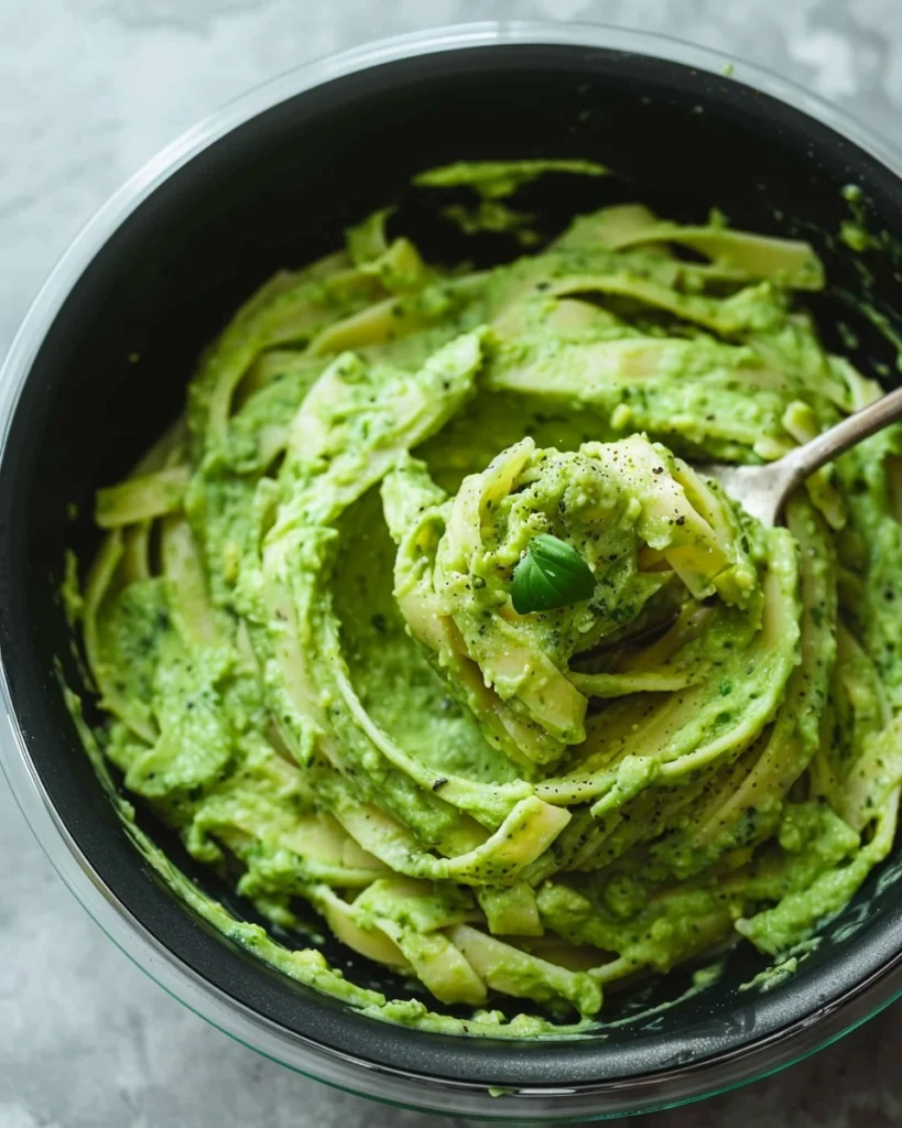 Avocado Pasta Process