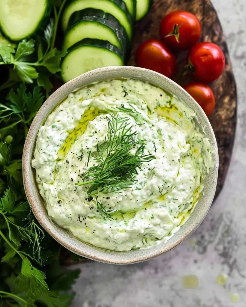 Green Goddess Cottage Cheese Dip