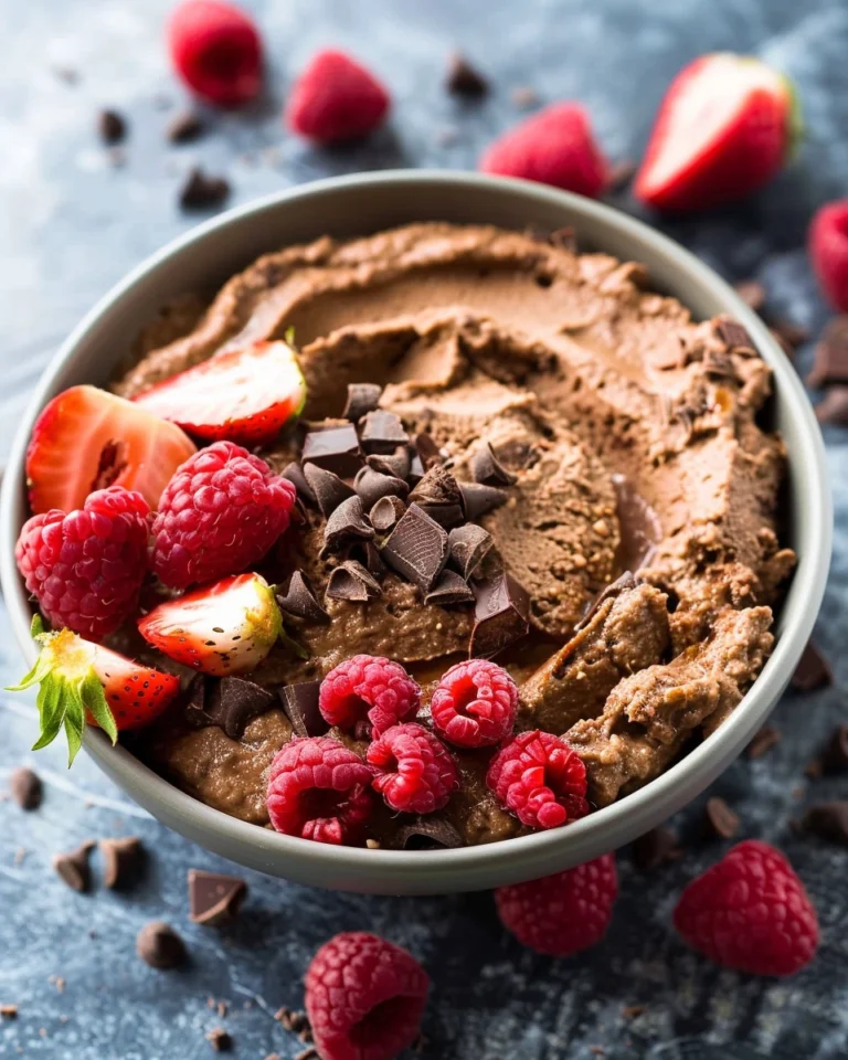 Creamy Chocolate Dessert Hummus