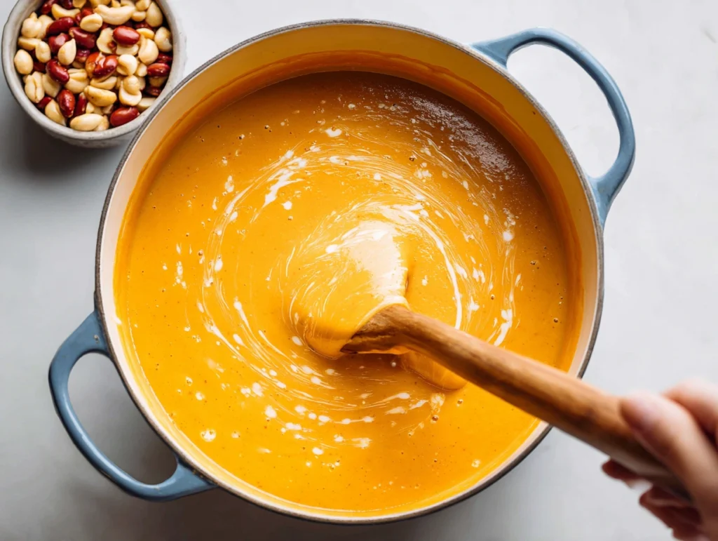 Creamy Red Lentil Soup Process