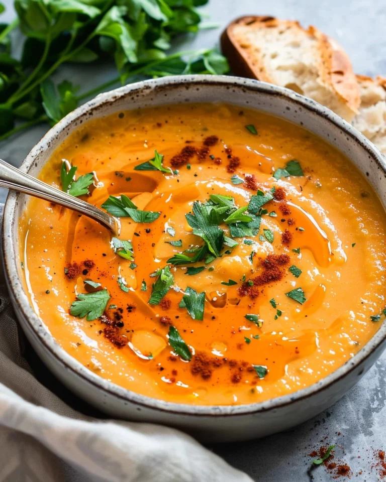 Creamy Red Lentil Soup