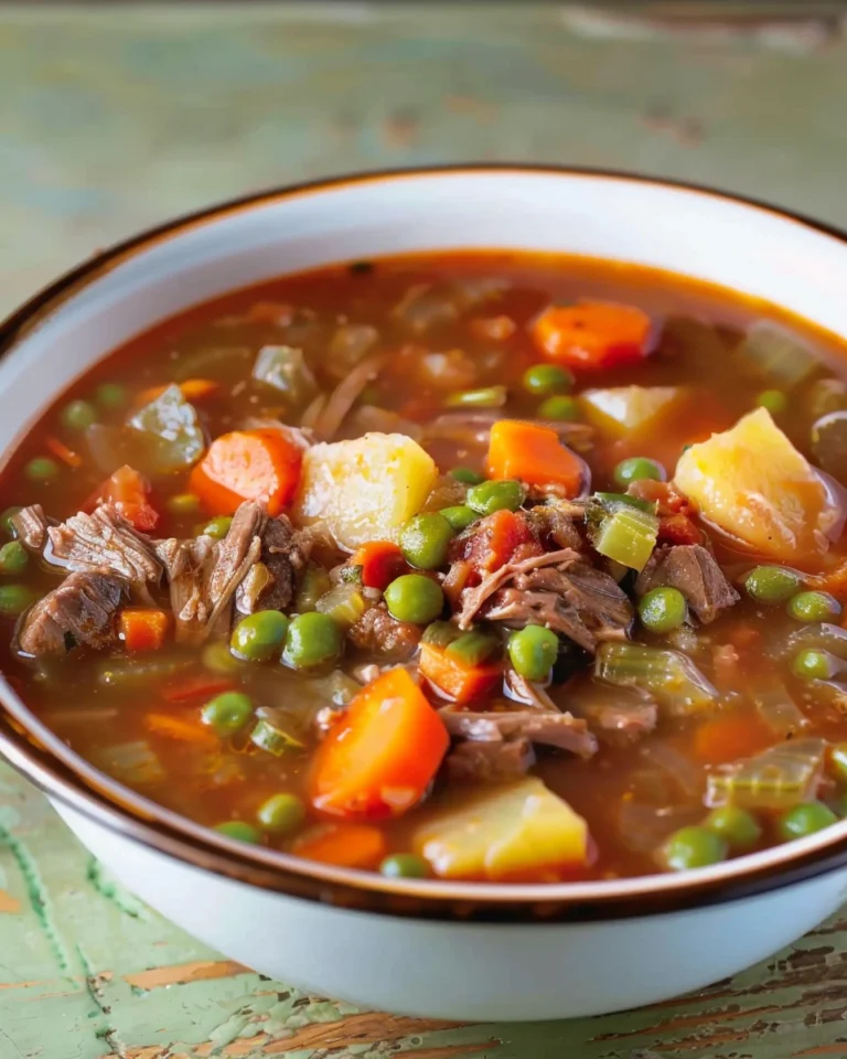 Old-Fashioned Vegetable Beef Soup