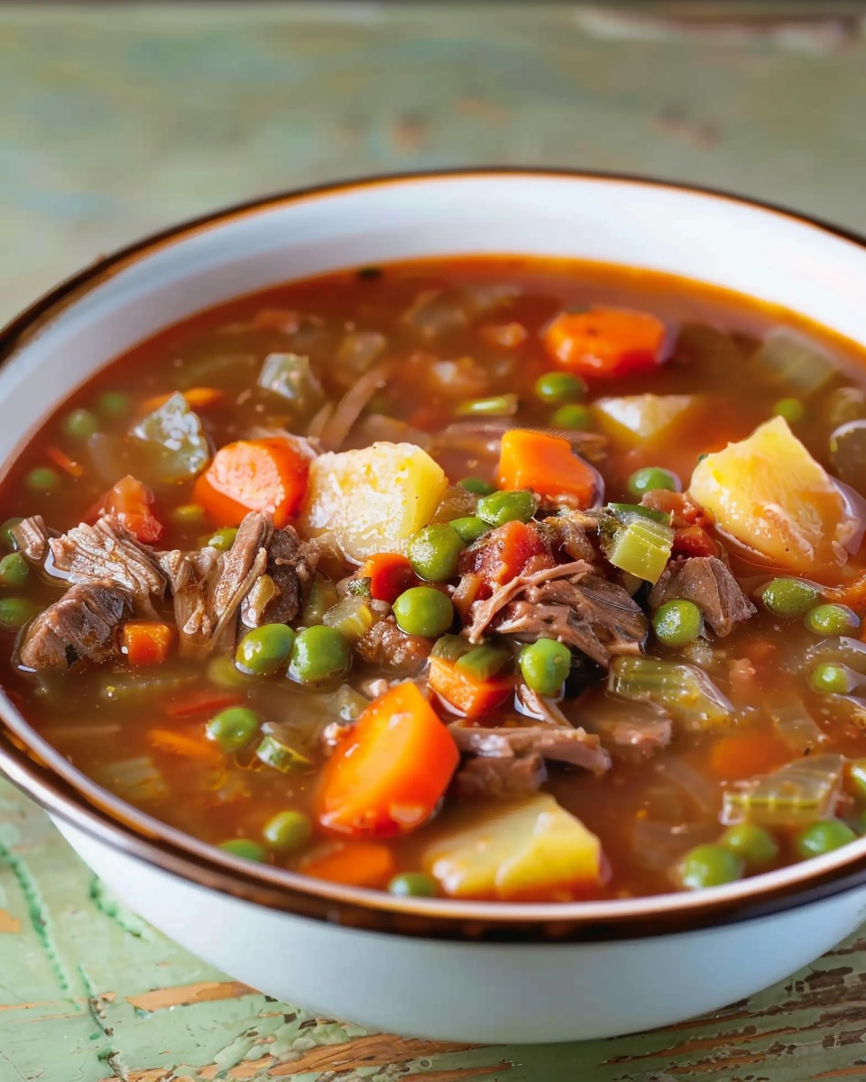 Old-Fashioned Vegetable Beef Soup