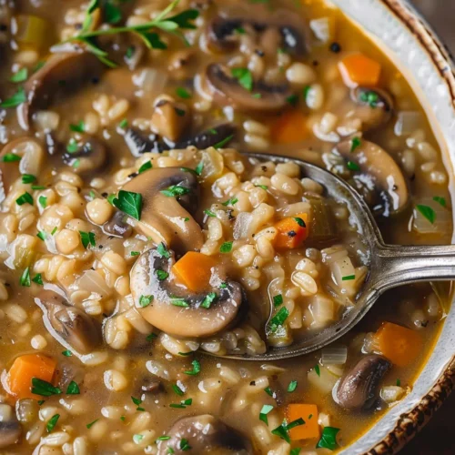 Mushroom Barley Soup