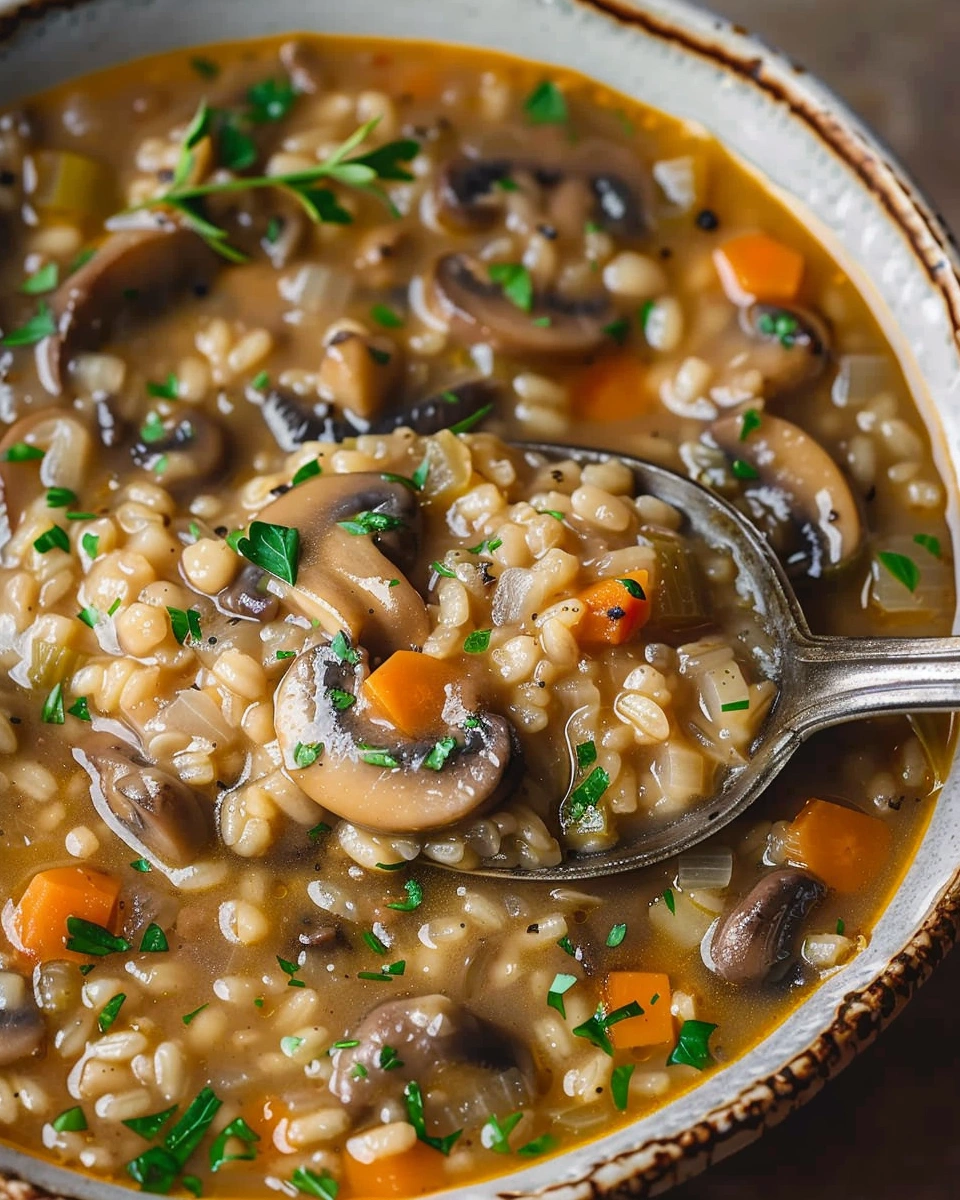 Mushroom Barley Soup