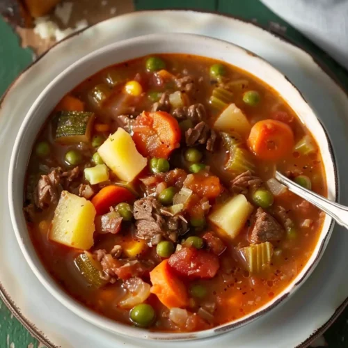 Old-Fashioned Vegetable Beef Soup