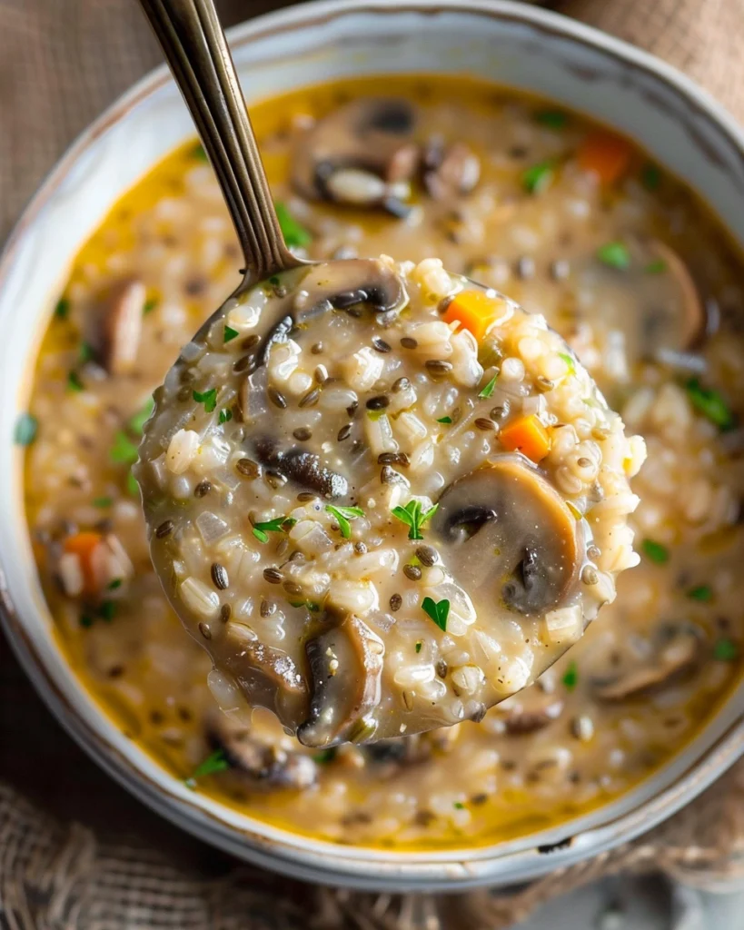 Mushroom Barley Soup