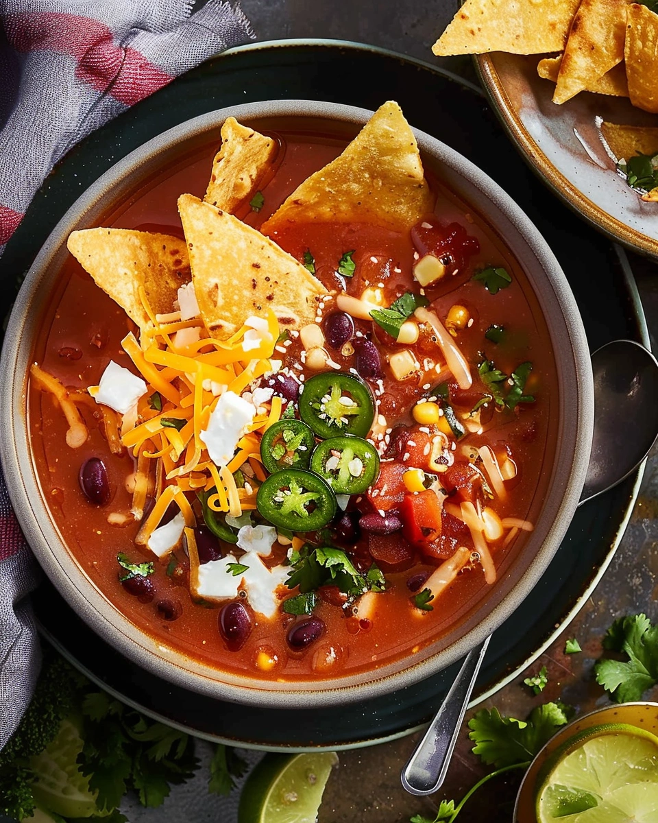 Vegetarian Tortilla Soup