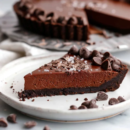 No-Bake Vegan Chocolate Tart