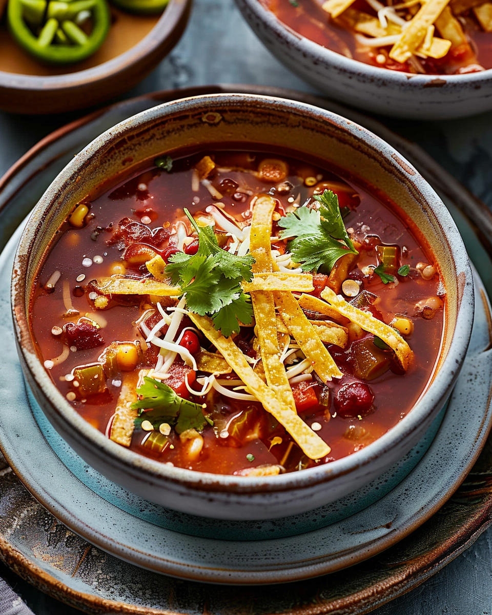 Vegetarian Tortilla Soup