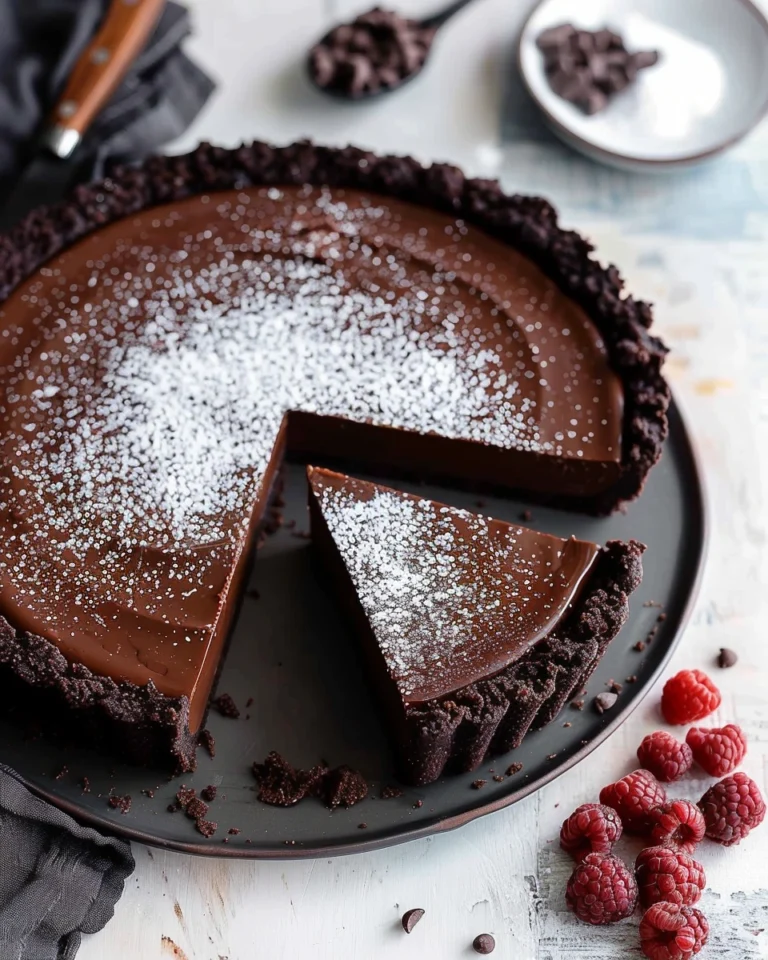 No-Bake Vegan Chocolate Tart