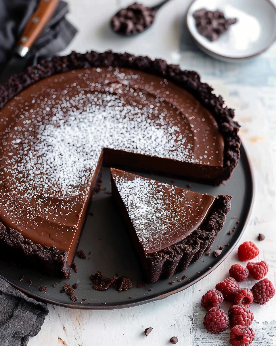 No-Bake Vegan Chocolate Tart