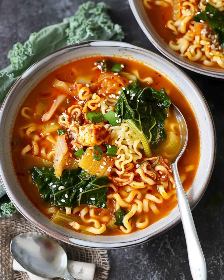 Kimchi Ramen Noodle Soup