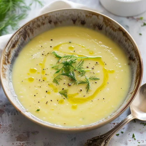 Spring Cauliflower Fennel Soup