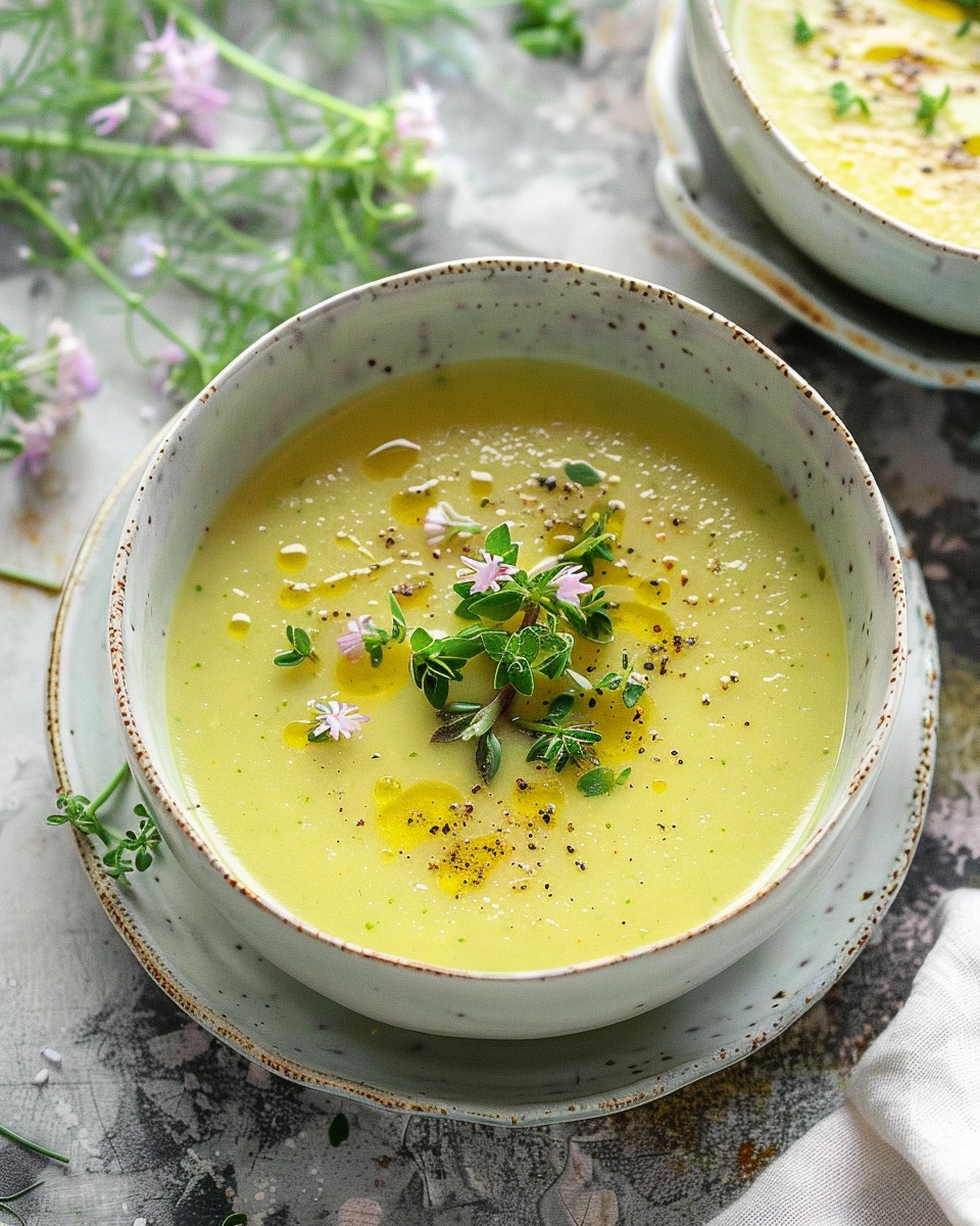 Spring Cauliflower Fennel Soup