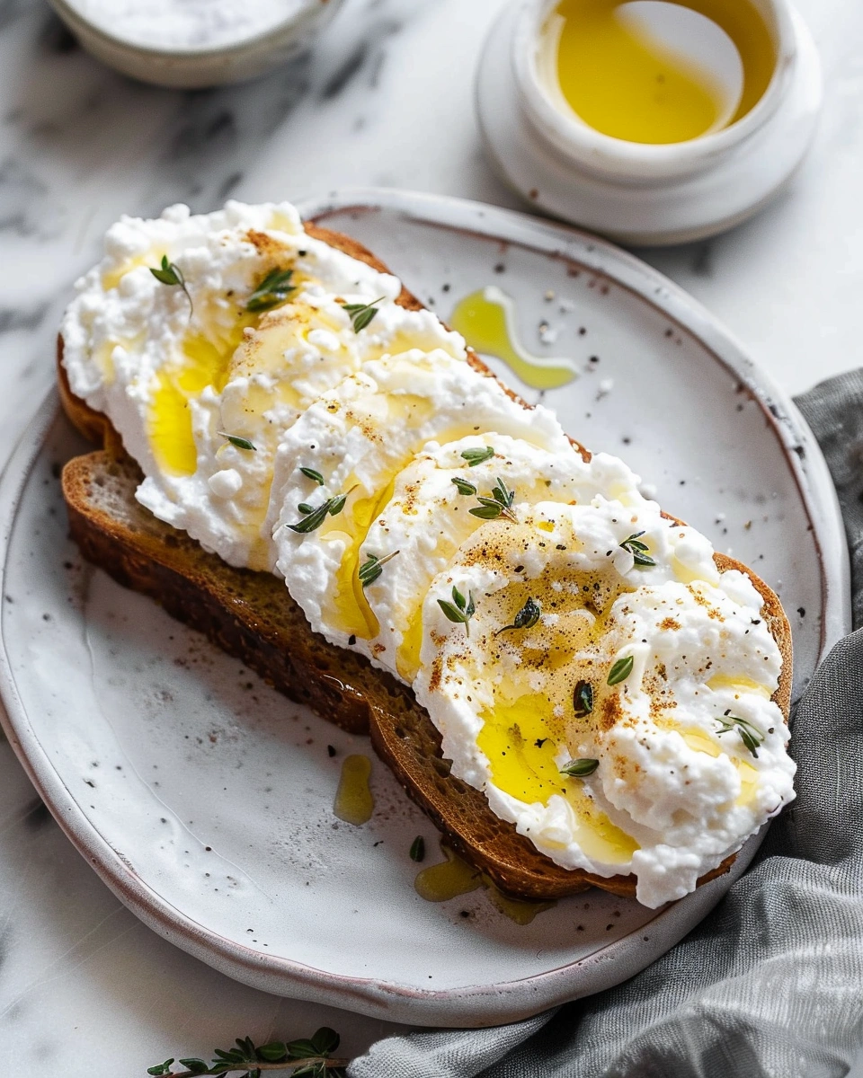 Whipped Ricotta Toast