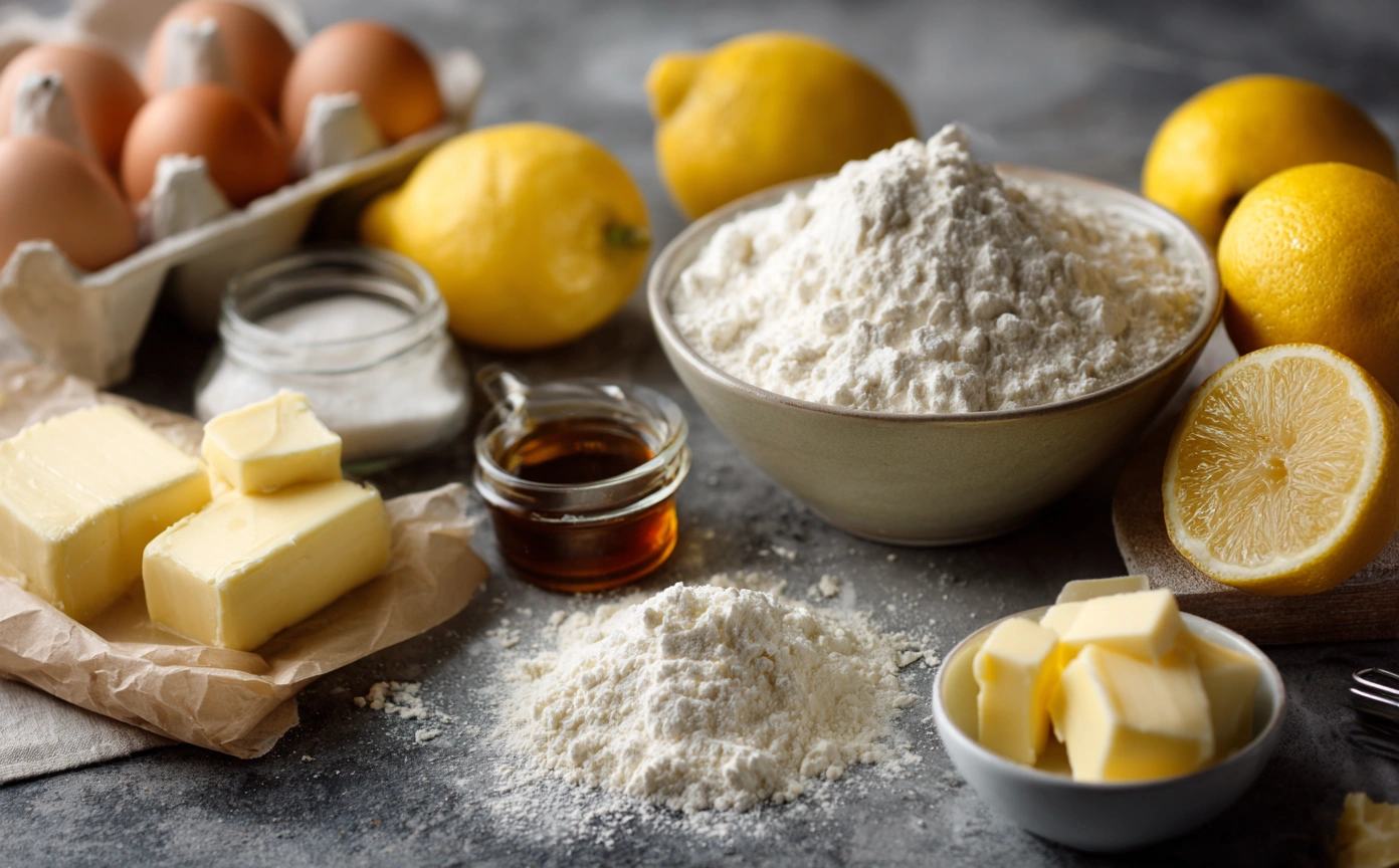 Lemon Bars Recipe Ingredients