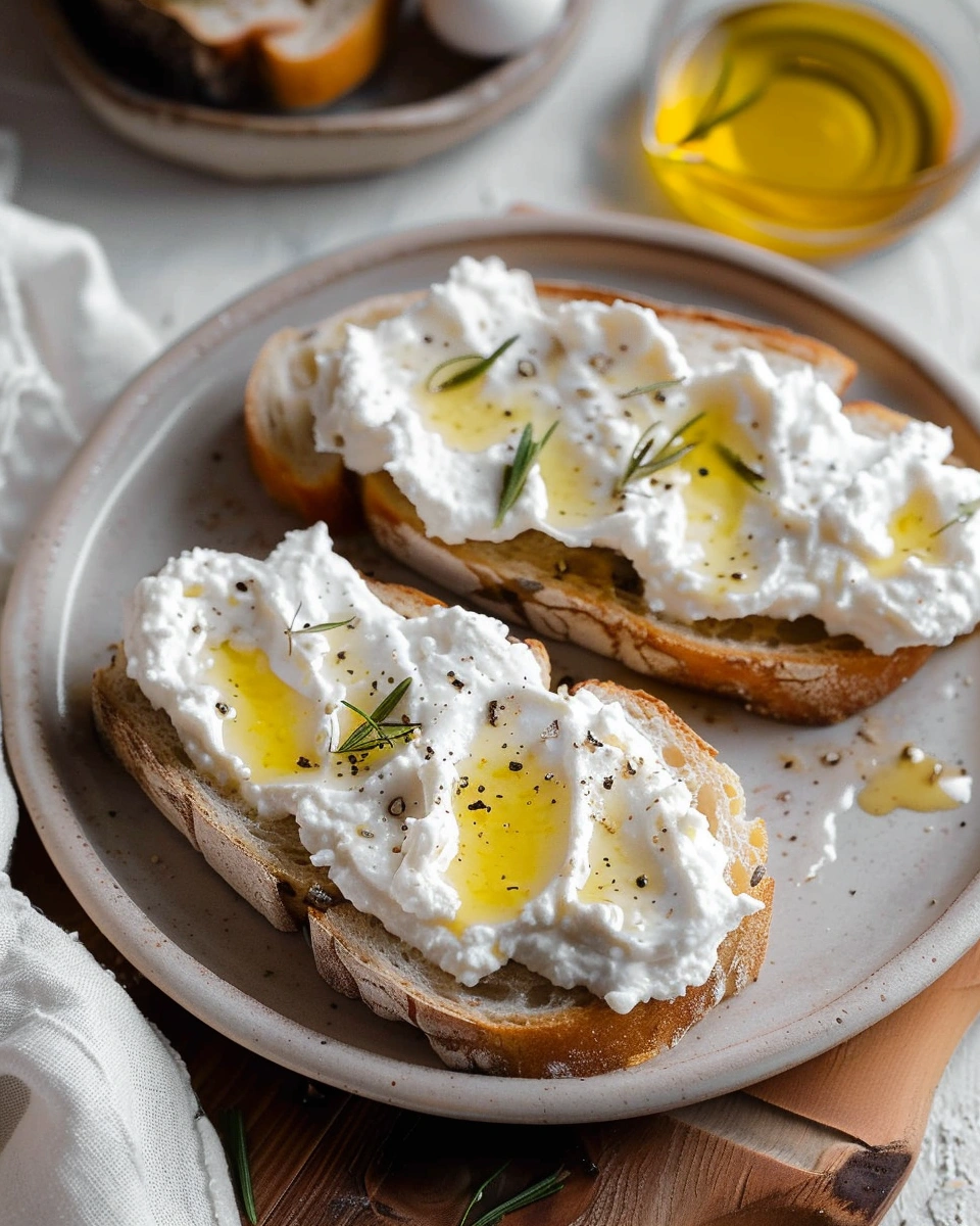 Whipped Ricotta Toast