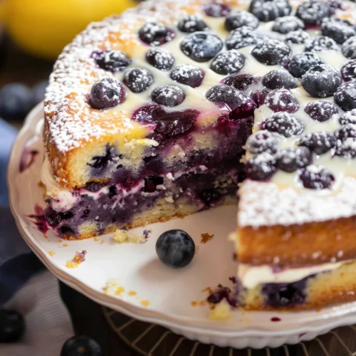 Lemon Blueberry Cake Recipe