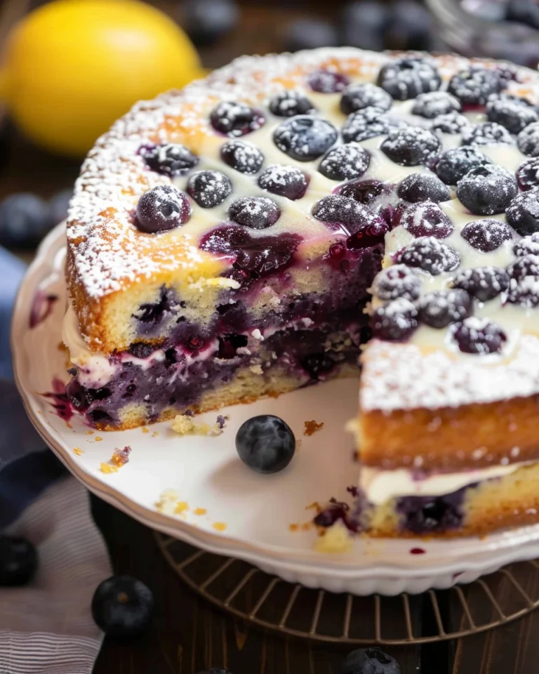 Lemon Blueberry Cake Recipe