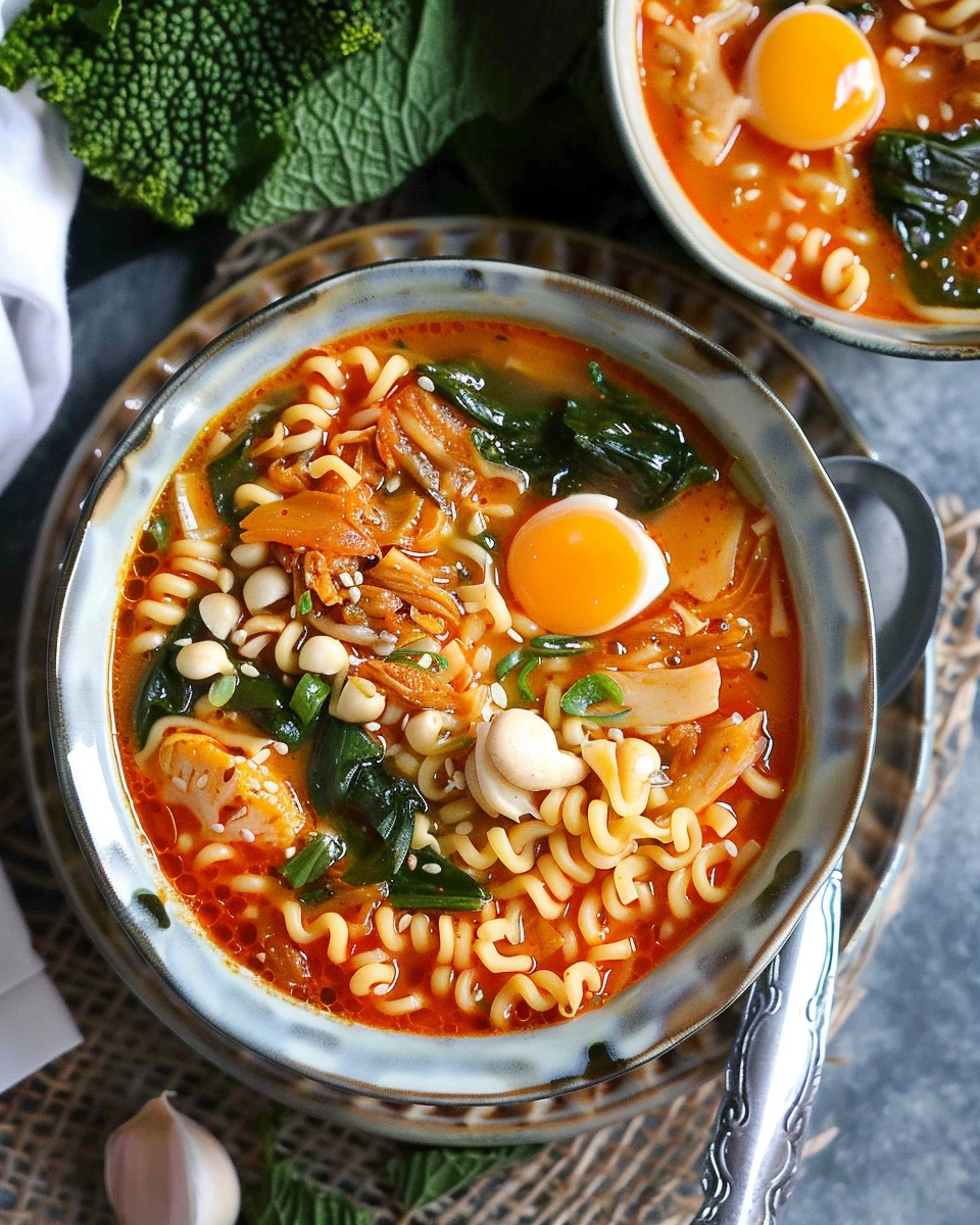 Kimchi Ramen Noodle Soup
