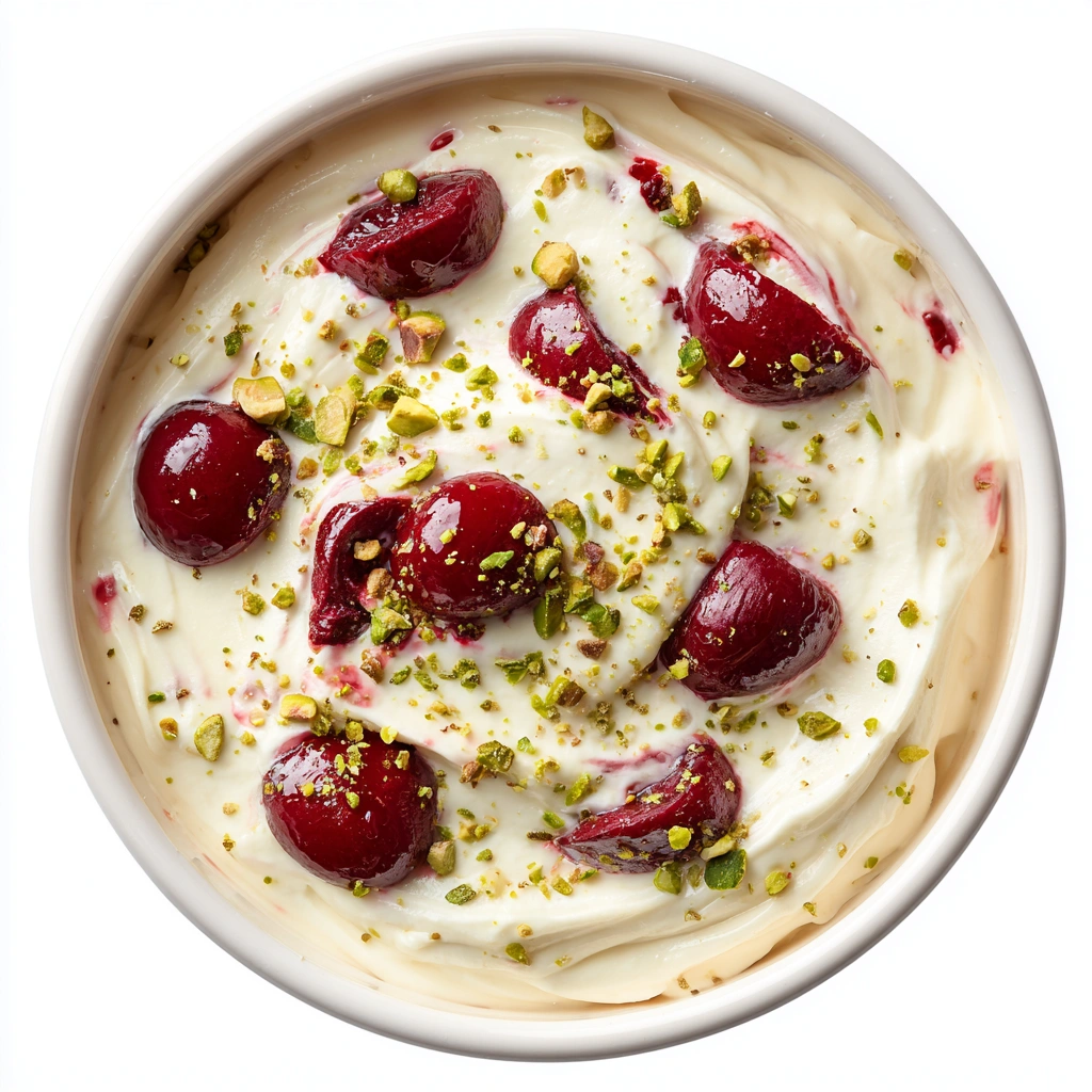 Cherry Pistachio Cheesecake