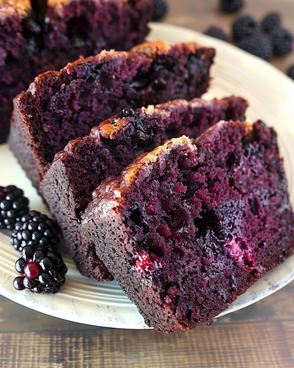 Easy Blackberry Bread Recipe With Fresh Blackberries