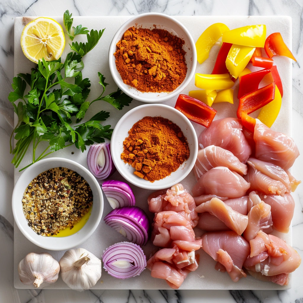 Middle Eastern-Style Grilled Chicken Kabobs