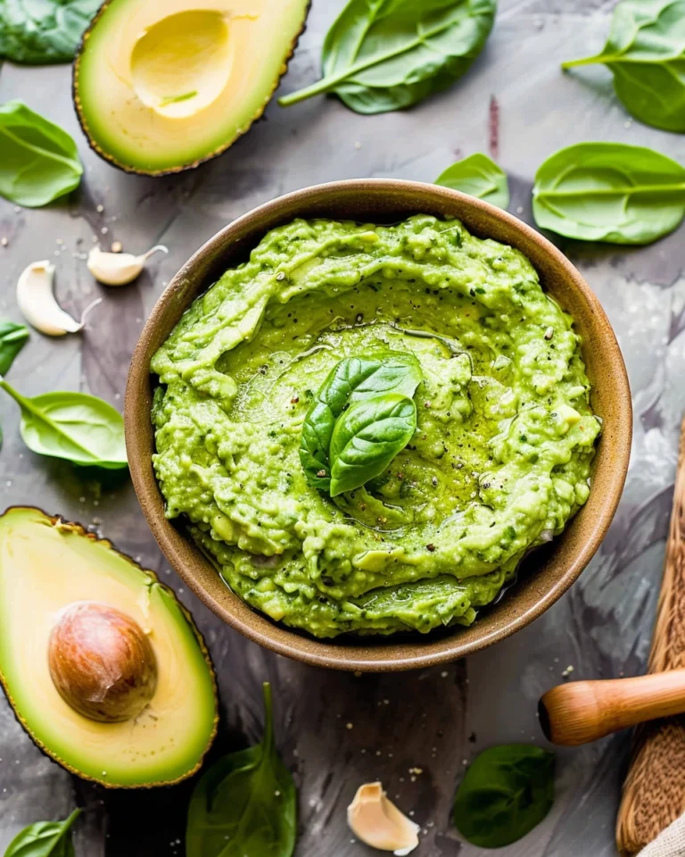Easy Avocado Spinach Pesto