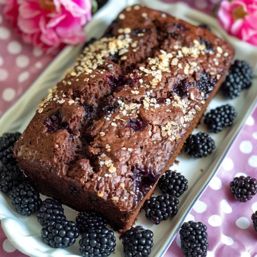 Easy Blackberry Bread Recipe With Fresh Blackberries