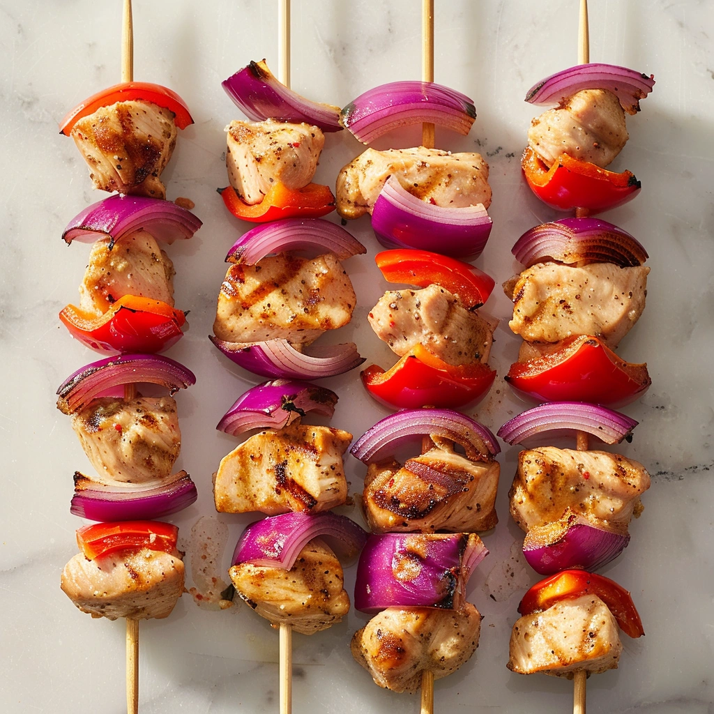Middle Eastern-Style Grilled Chicken Kabobs