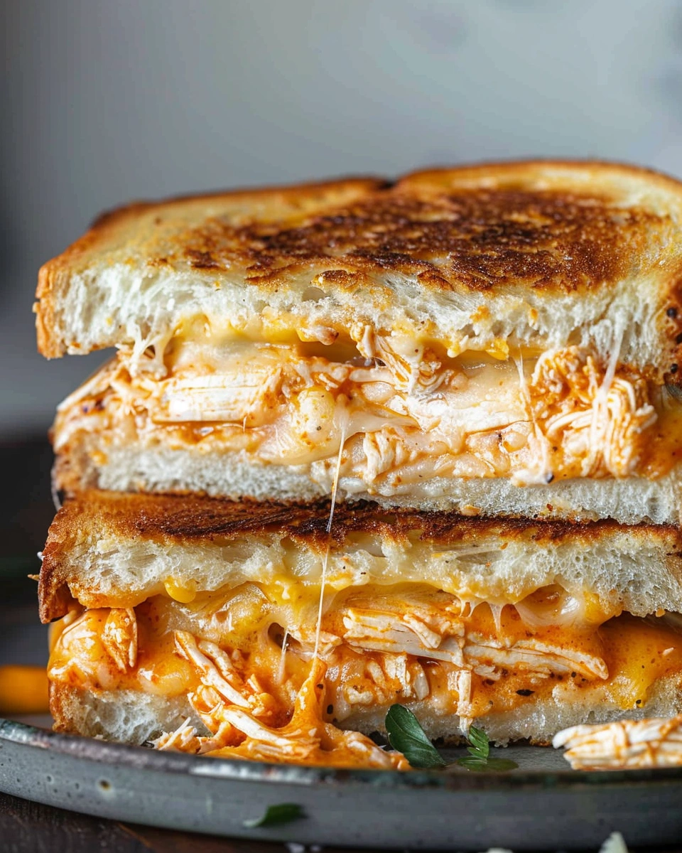 Buffalo Chicken Grilled Cheese Recipe