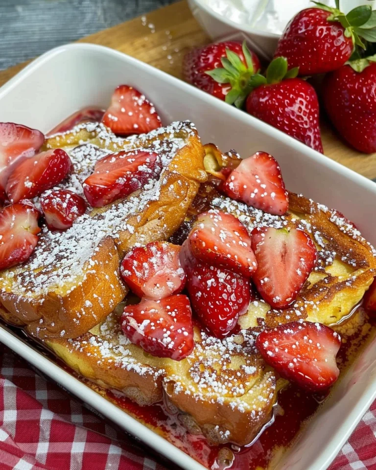 Oven Strawberry French Toast