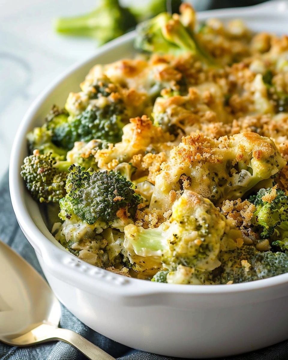 Slow Cooker Broccoli Casserole