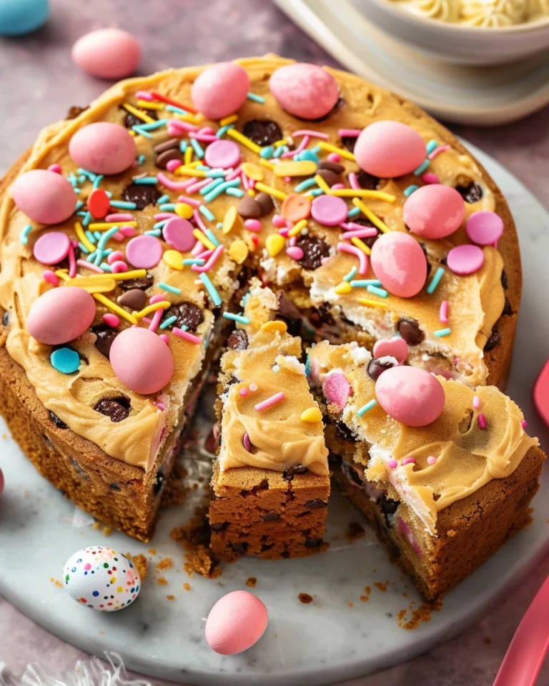 Spring Cookie Cake