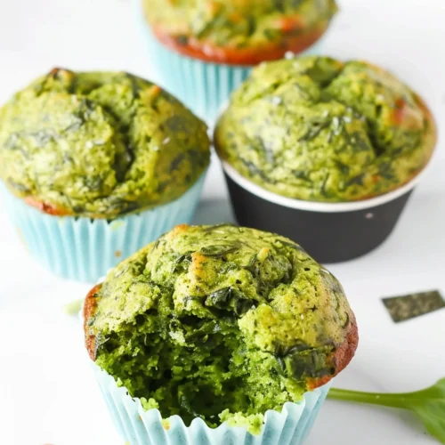 Vegan Spinach Muffins (No Eggs, Gluten-Free)