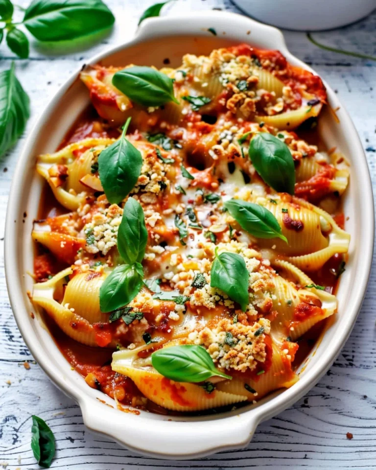 Vegan Stuffed Shells with Cashew-Almond Ricotta