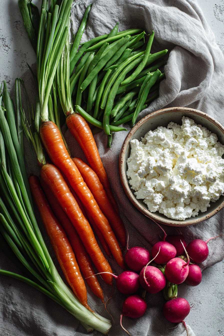 5 Minute Green Goddess Ricotta Cheese Dip