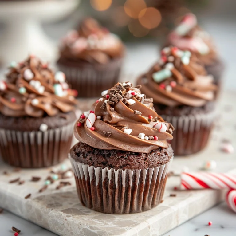 Chocolate Peppermint Cupcakes