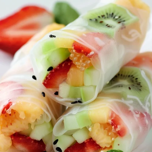 Fruit Spring Rolls - Fun Summer Recipe For The Kids