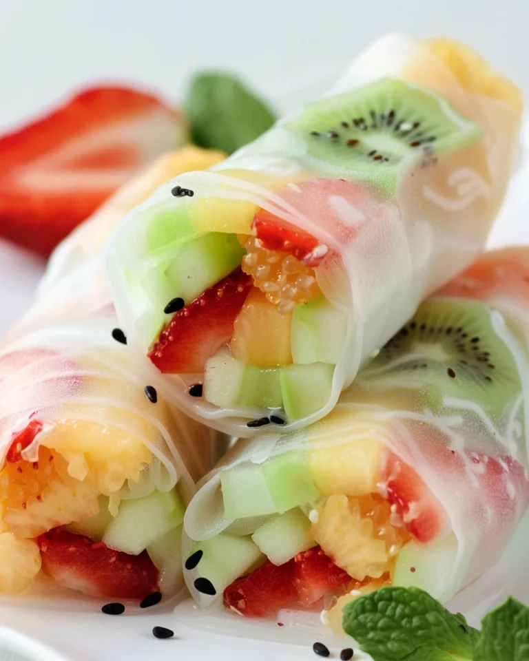 Fruit Spring Rolls - Fun Summer Recipe For The Kids