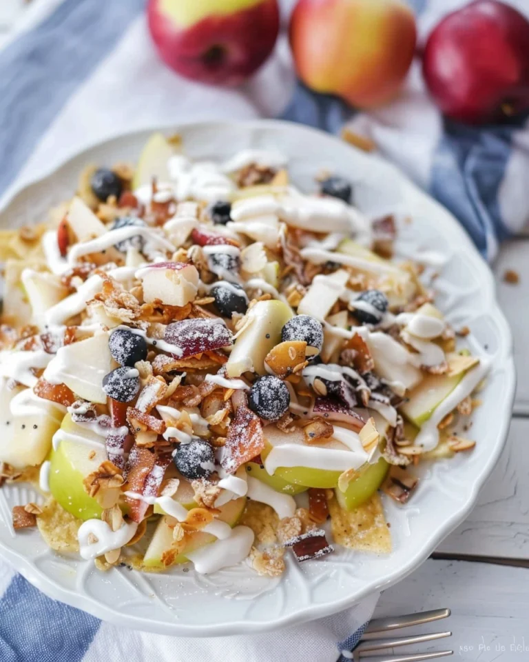 Apple Nachos Recipe Makes Snack Time Fun