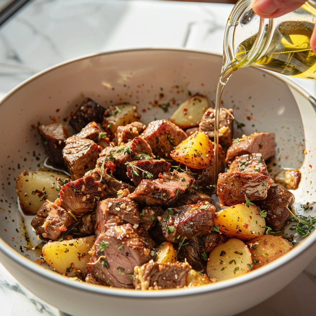 Easy Grilled Steak and Potato Kabobs