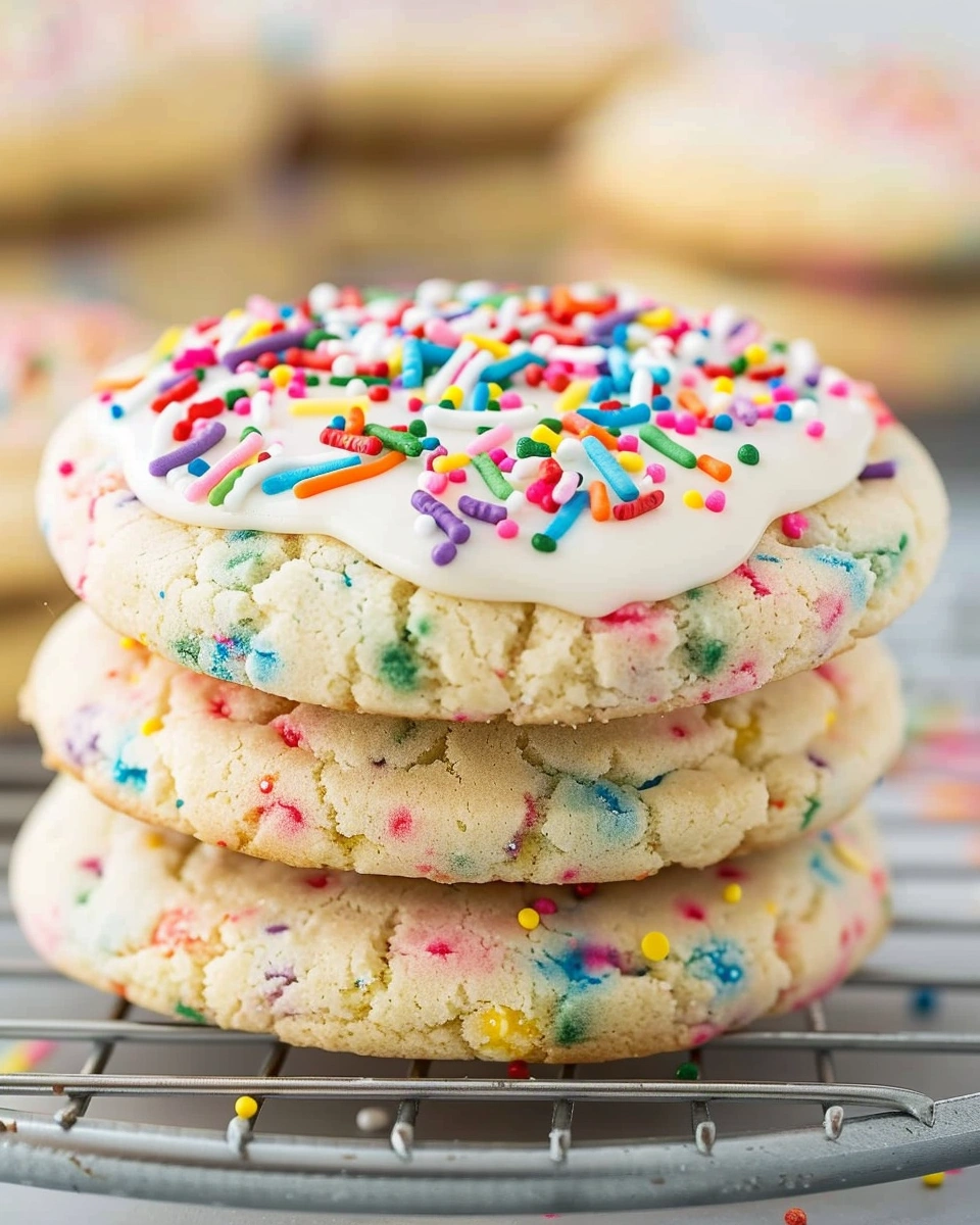 Funfetti Birthday Cake Cookies