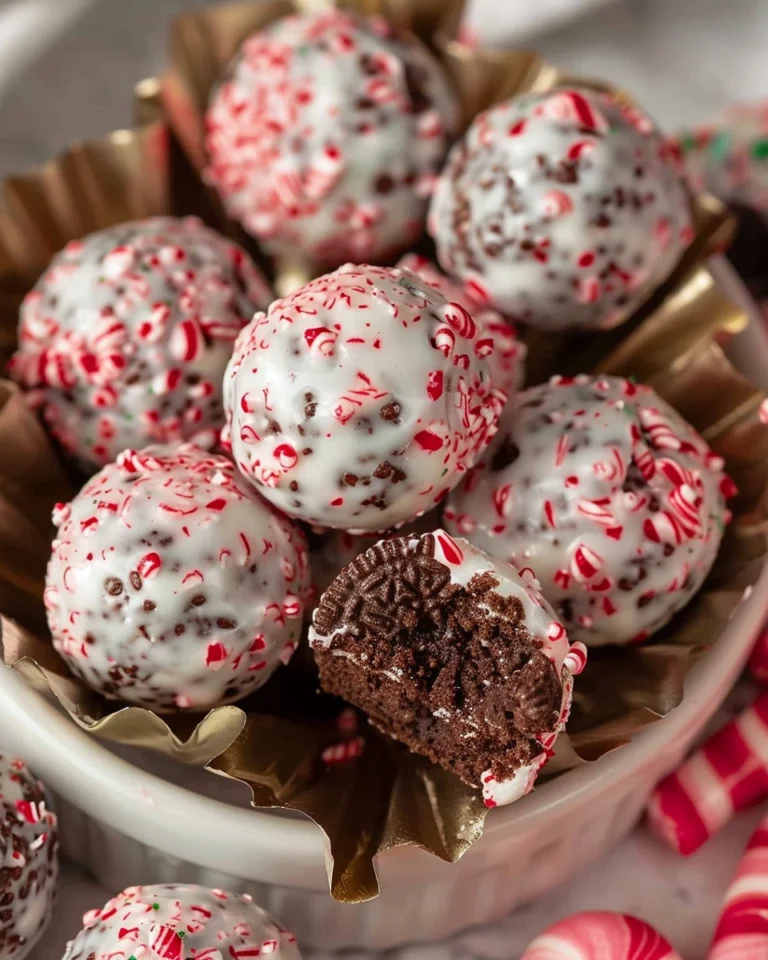 Peppermint Oreo Balls