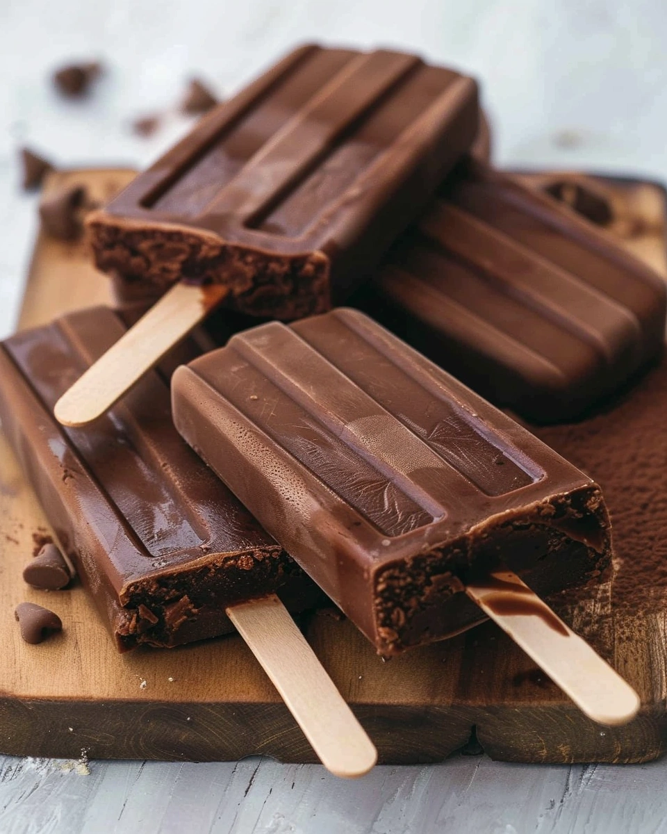 Fudge Popsicles (Fudgesicles)