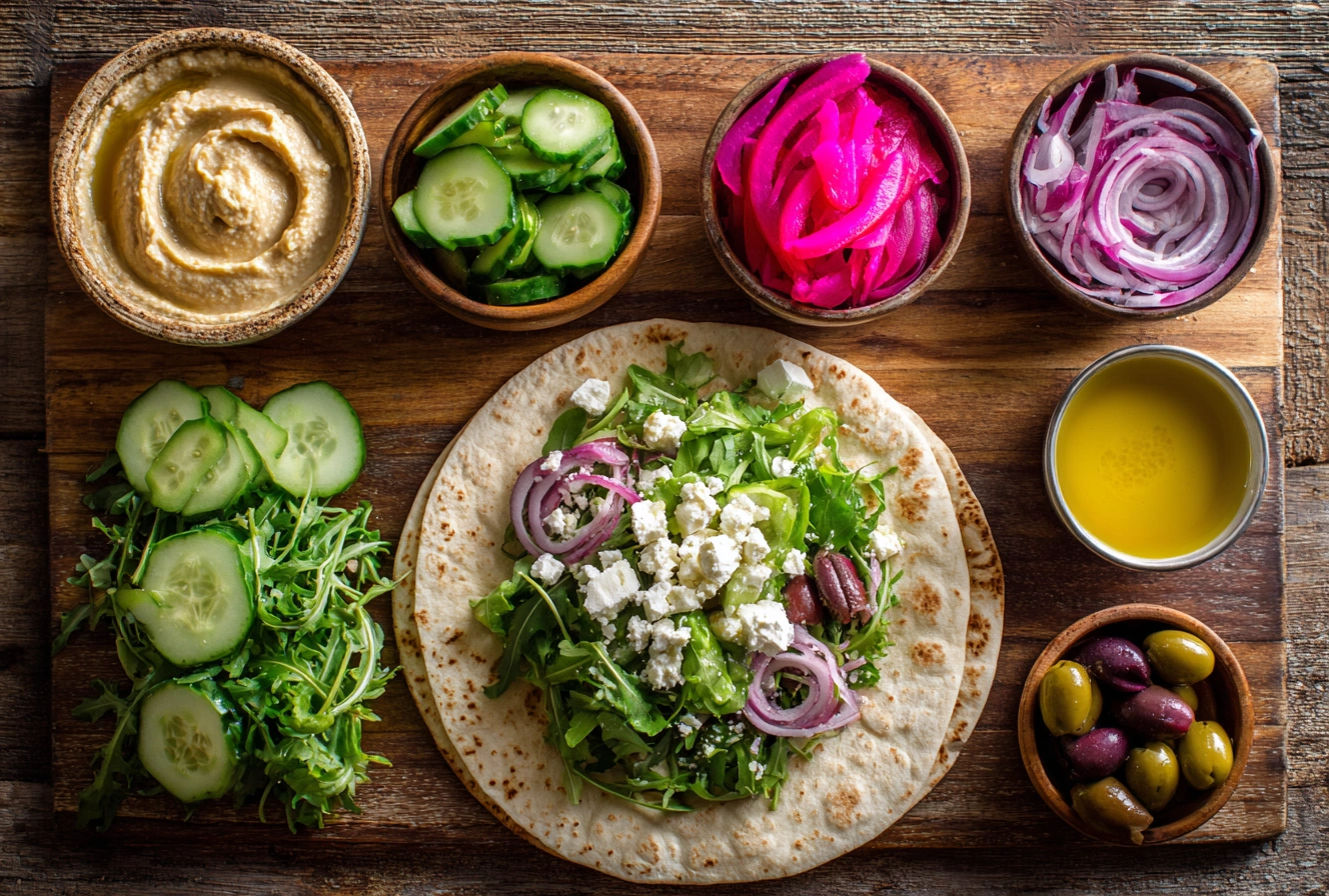 Mediterranean Veggie Sandwich