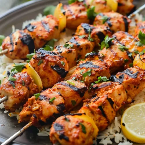 Middle Eastern-Style Grilled Chicken Kabobs