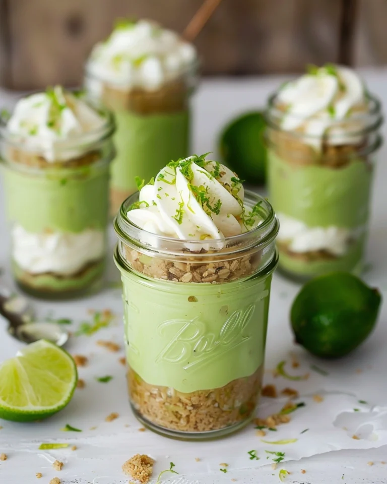 Avocado Key Lime Pie in a Jar