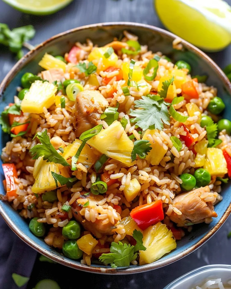 Pineapple Fried Rice with Chicken